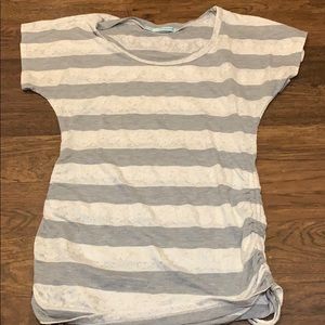 Maurice’s lace stripe shirt